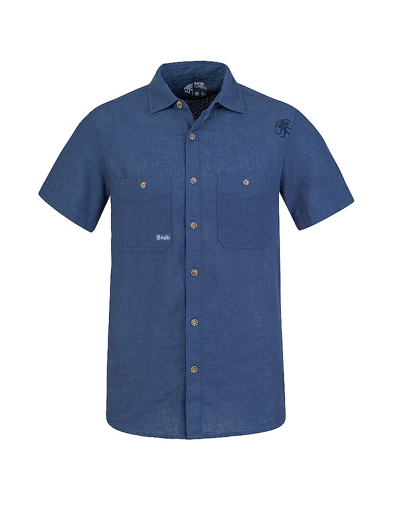 Camisa de escalada de lino Jam para hombre azul M