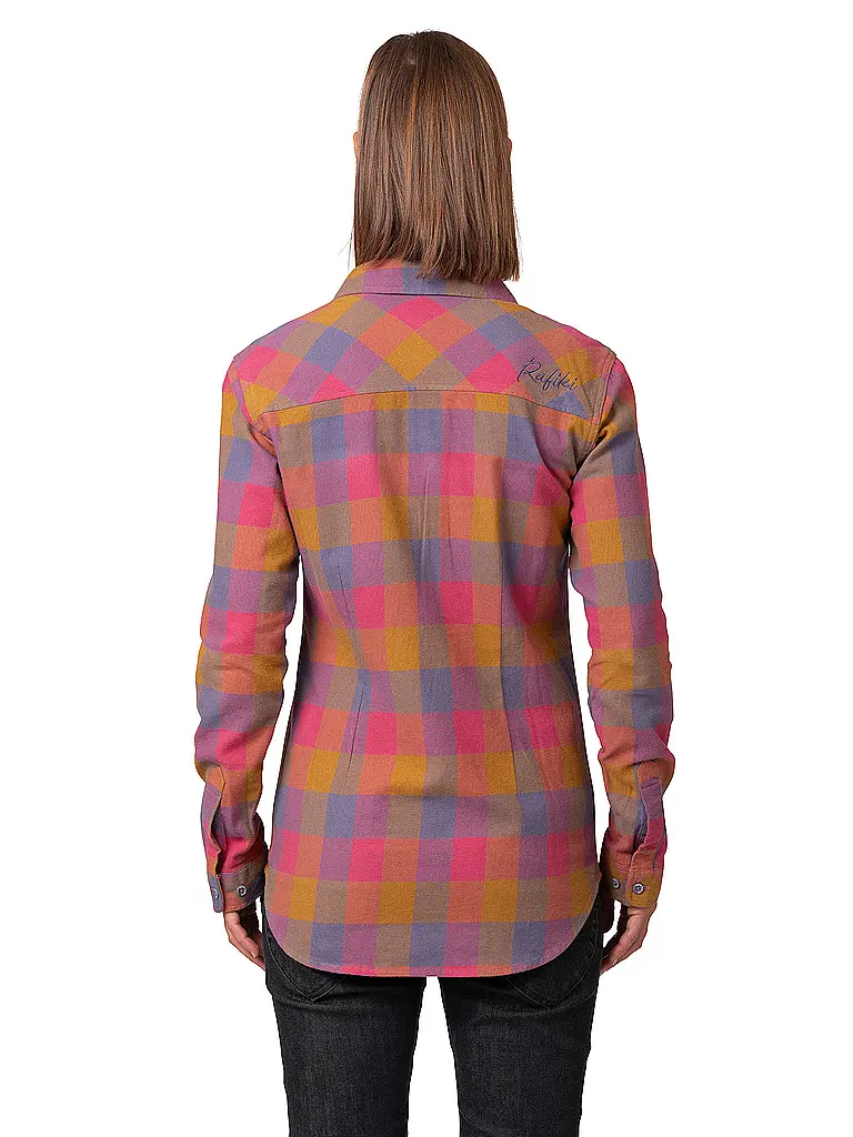 RAFIKI | Blusa de escalada para mujer Mojarra Flannel | Rojo