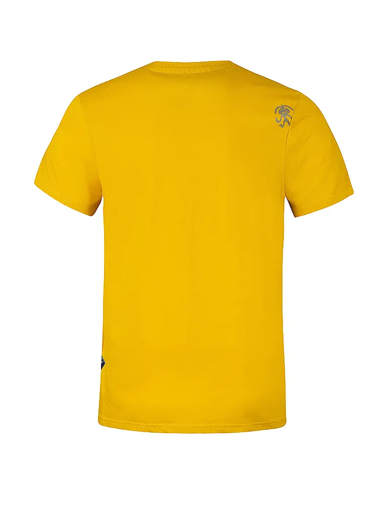RAFIKI | Camiseta de escalada Arcos para hombre | Mostaza