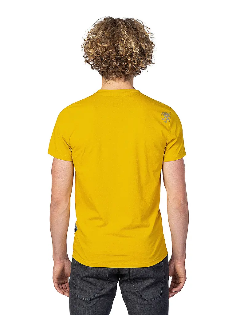 RAFIKI | Camiseta de escalada Arcos para hombre | Mostaza
