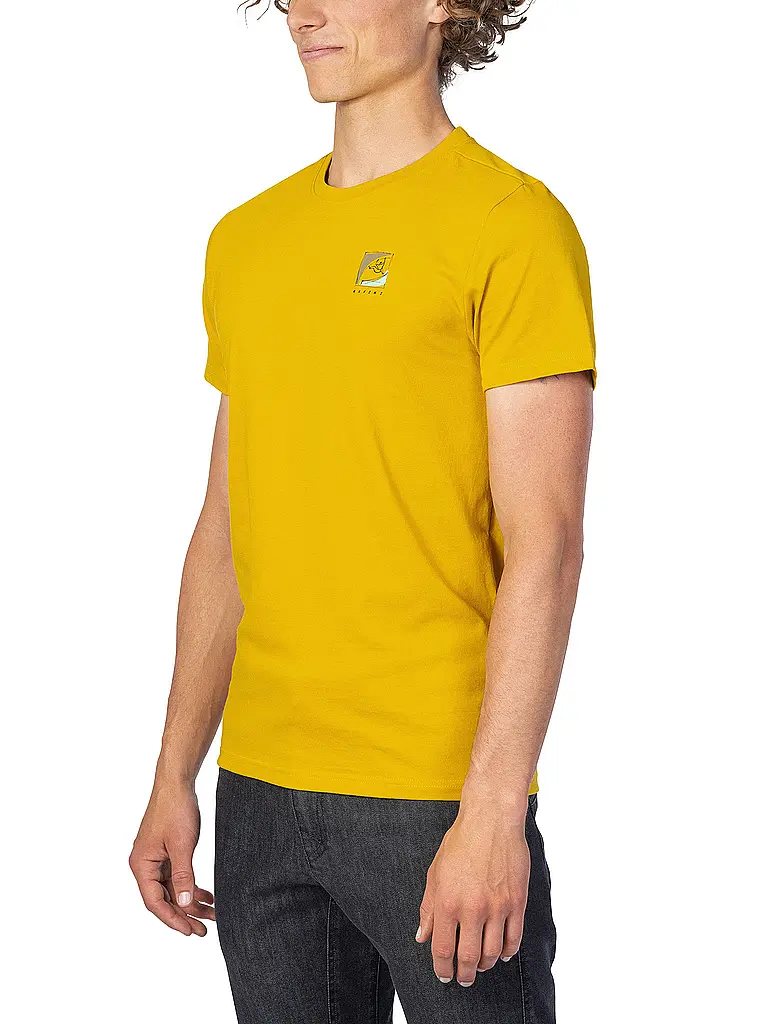 RAFIKI | Camiseta de escalada Arcos para hombre | Mostaza