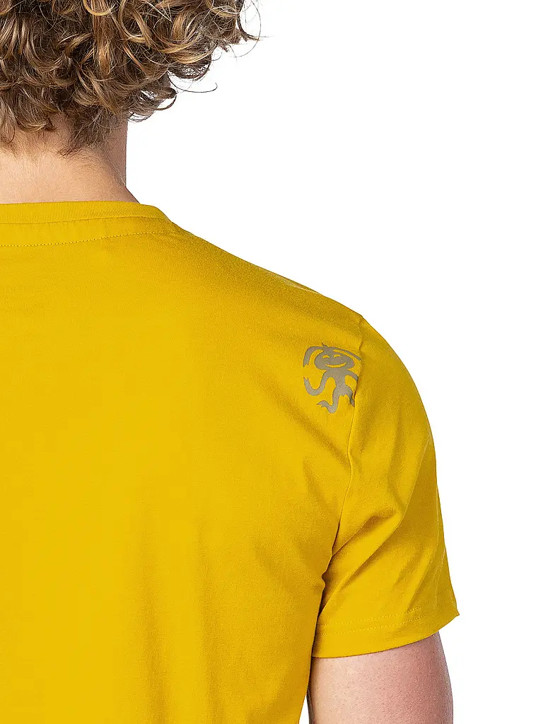 RAFIKI | Camiseta de escalada Arcos para hombre | Mostaza