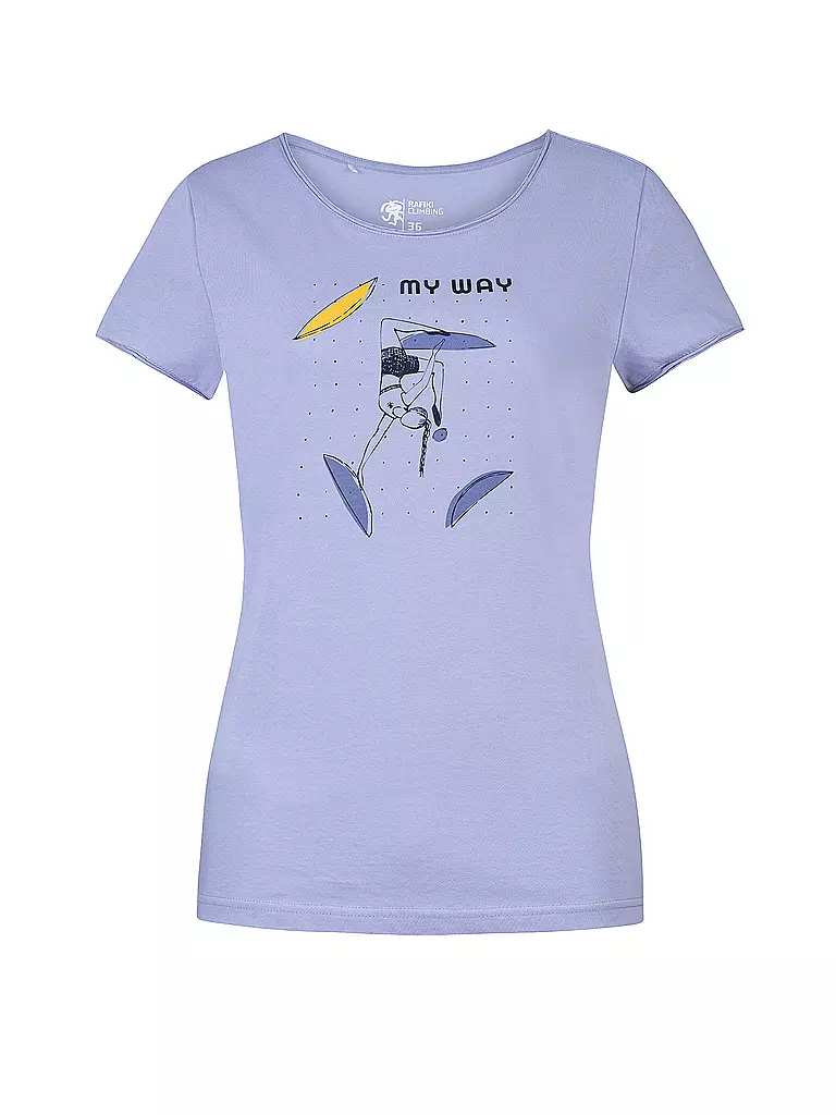 RAFIKI | Camiseta de escalada Jay para mujer | Lila