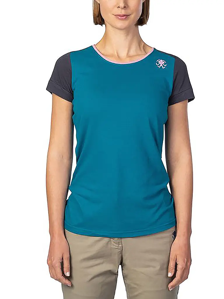 RAFIKI | Camiseta de escalada para mujer Chulilla Modal | Azul