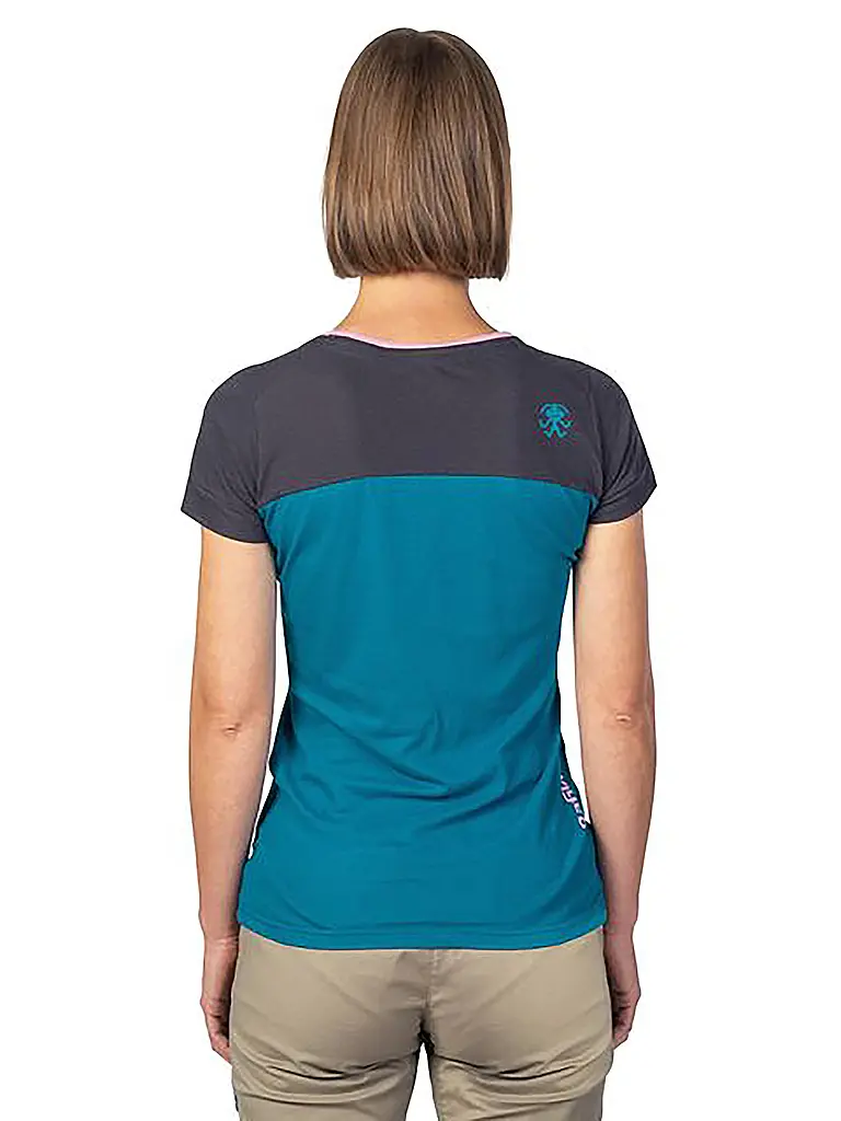 RAFIKI | Camiseta de escalada para mujer Chulilla Modal | Azul