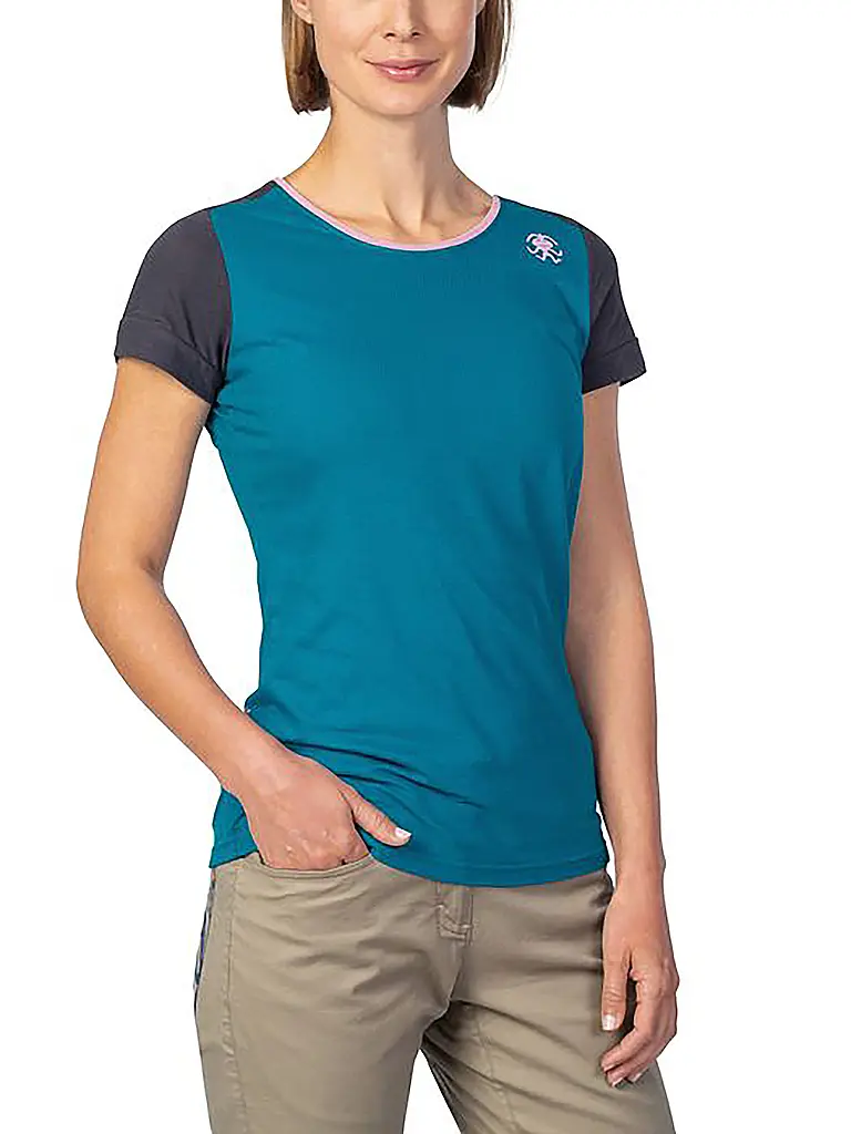 RAFIKI | Camiseta de escalada para mujer Chulilla Modal | Azul