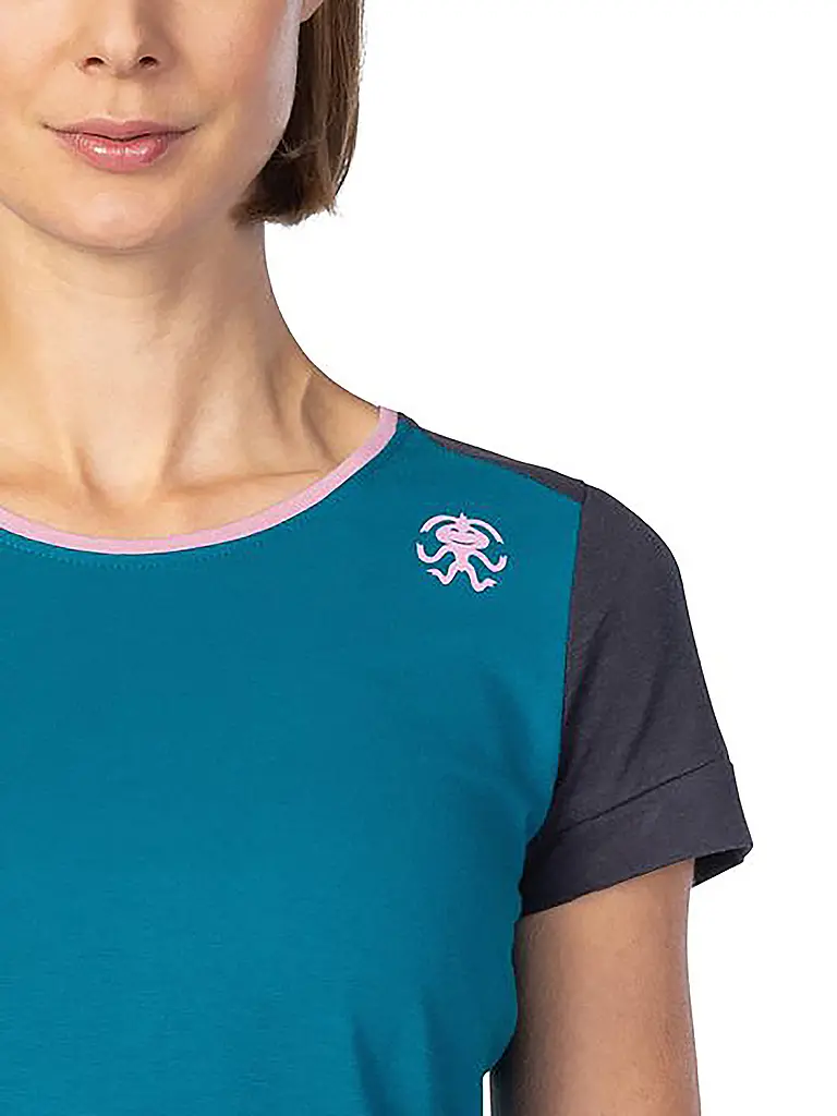 RAFIKI | Camiseta de escalada para mujer Chulilla Modal | Azul