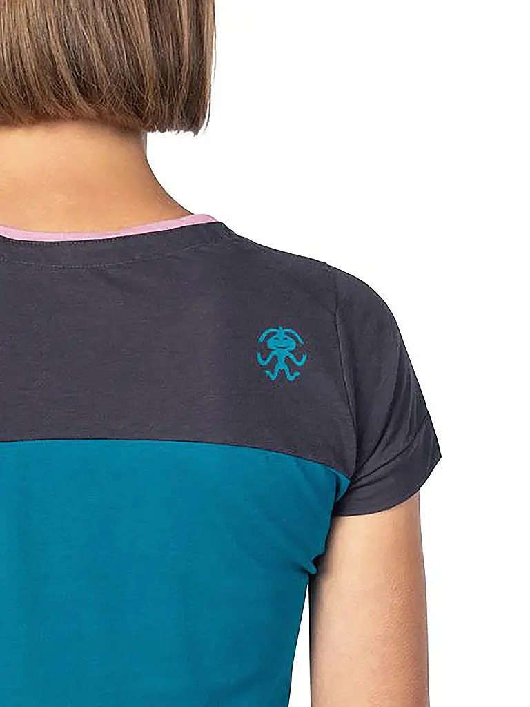 RAFIKI | Camiseta de escalada para mujer Chulilla Modal | Azul