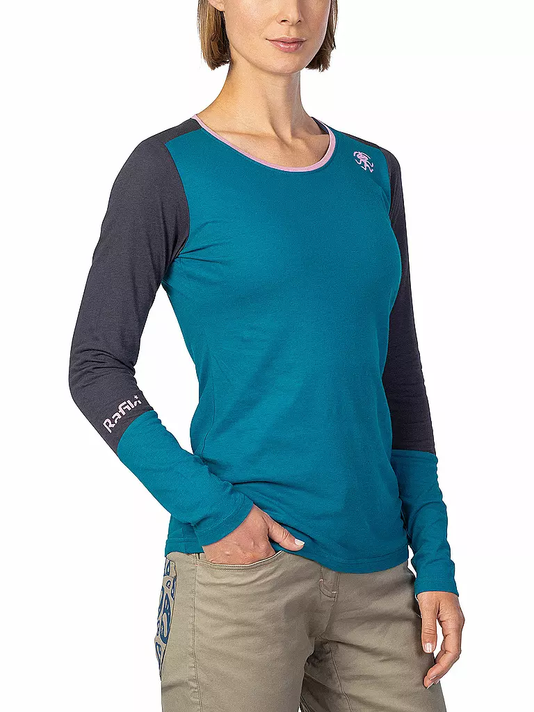 RAFIKI | Camiseta de escalada para mujer Finale Modal | Azul