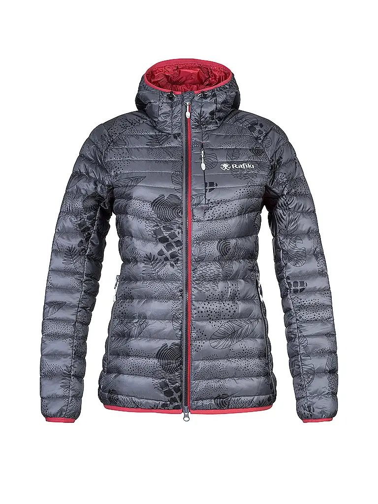 RAFIKI | Chaqueta aislante con capucha de plumón Darcy RDS para mujer | Gris