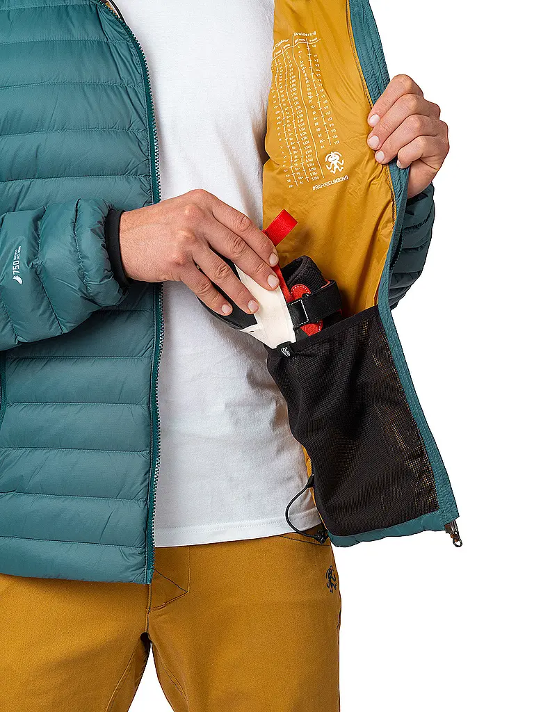 RAFIKI | Chaqueta aislante con capucha de plumón Project RDS para hombre | Petróleo