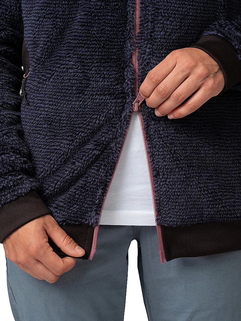 RAFIKI | Chaqueta polar Tarifia con capucha para mujer | Azul oscuro