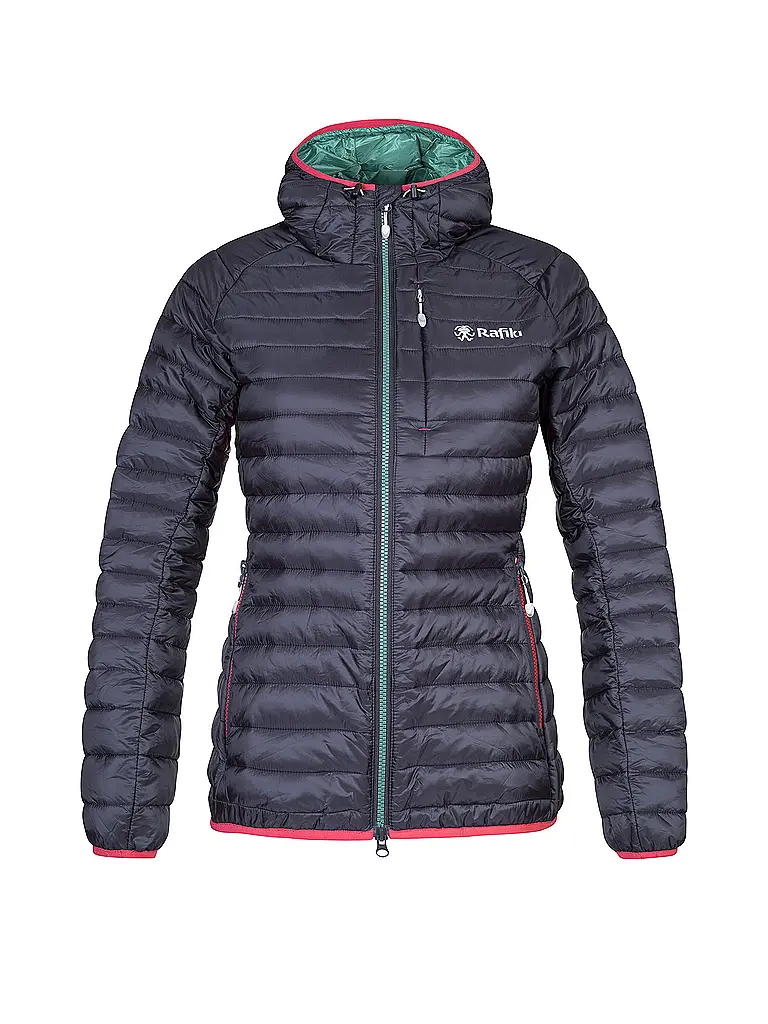 RAFIKI | Isojacke Darcy RDS Down Hoodie para mujer | Azul oscuro