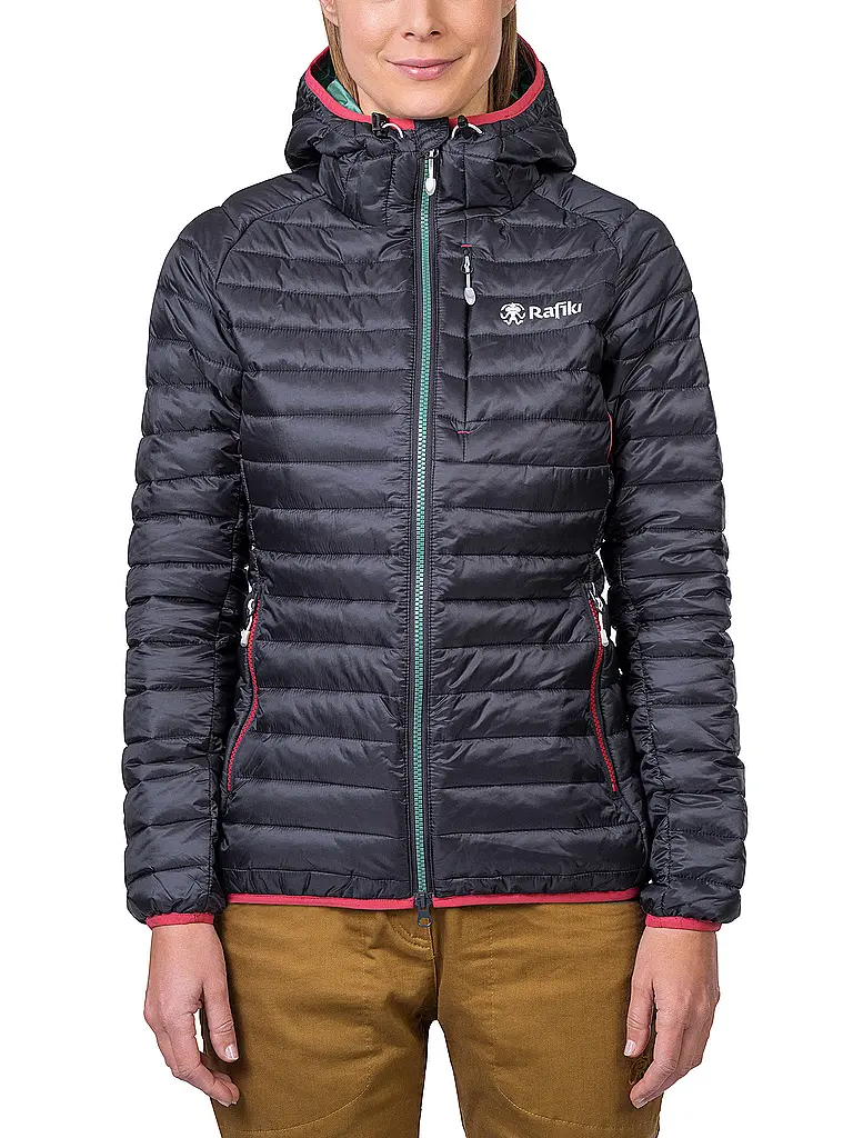 RAFIKI | Isojacke Darcy RDS Down Hoodie para mujer | Azul oscuro
