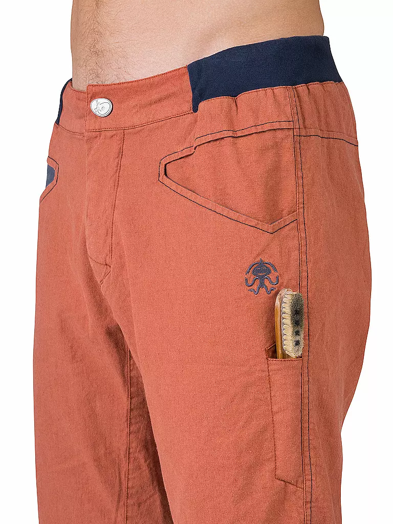 RAFIKI | Pantalón corto de escalada Gnar de lino para hombre | 