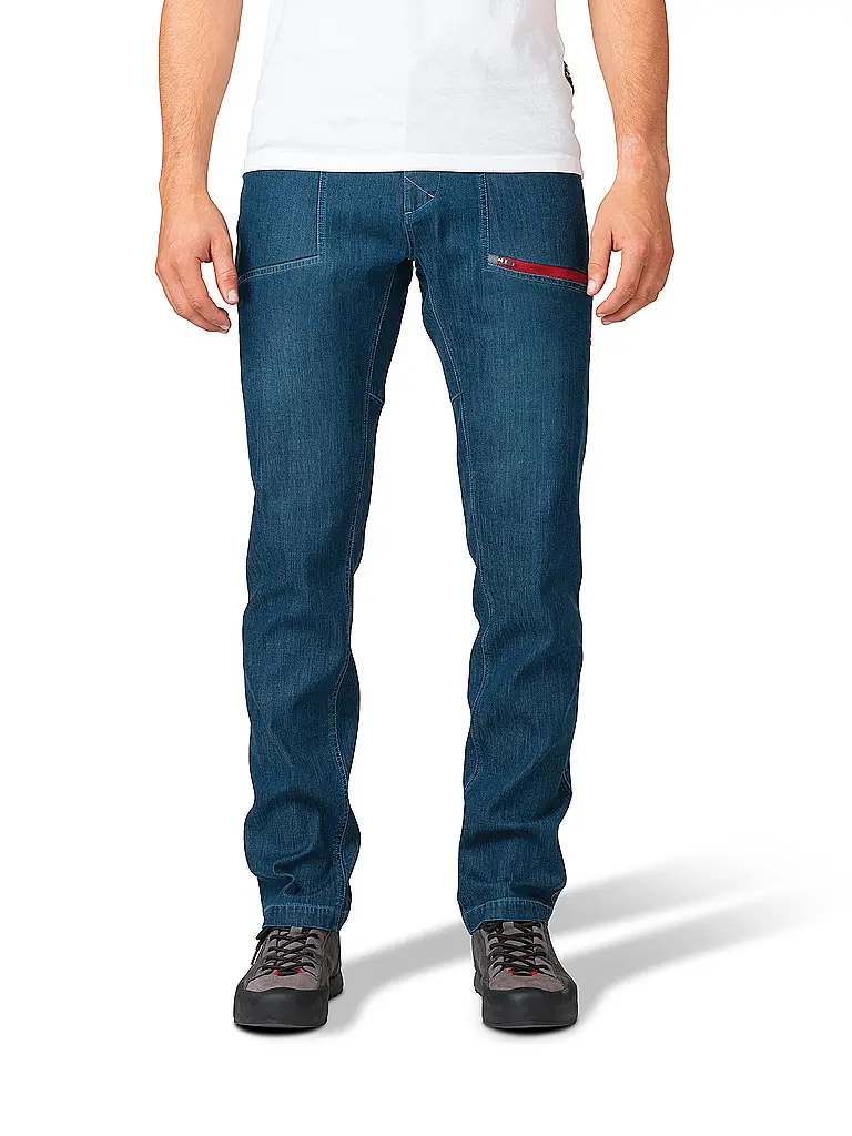 RAFIKI | Pantalón de escalada Rocca para hombre | Azul oscuro