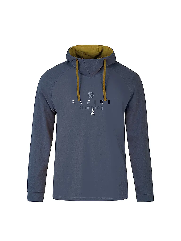 RAFIKI | Sudadera con capucha para escalada Traverse para hombre | Azul oscuro
