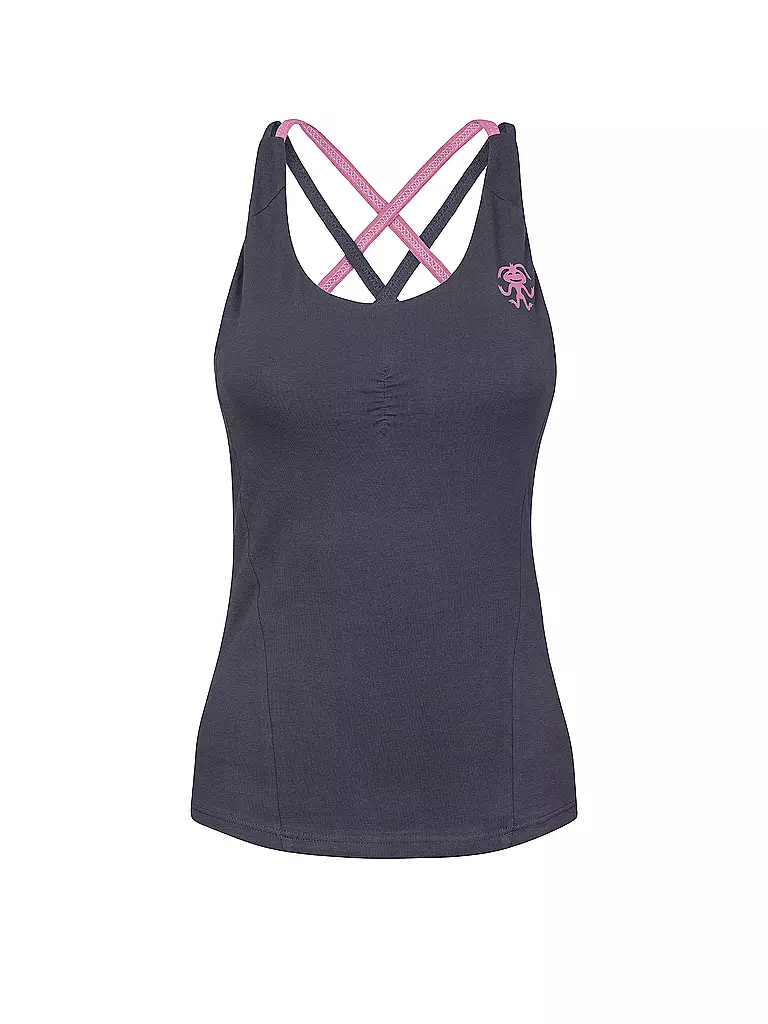 RAFIKI | Top de escalada para mujer Suesca CTN | Azul oscuro