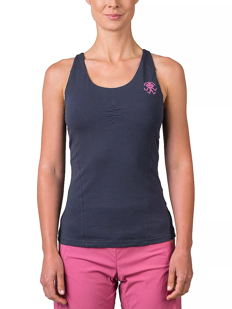 RAFIKI | Top de escalada para mujer Suesca CTN | Azul oscuro