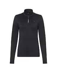 REHALL | Camiseta interior con cremallera para mujer MICHA-R | Negro