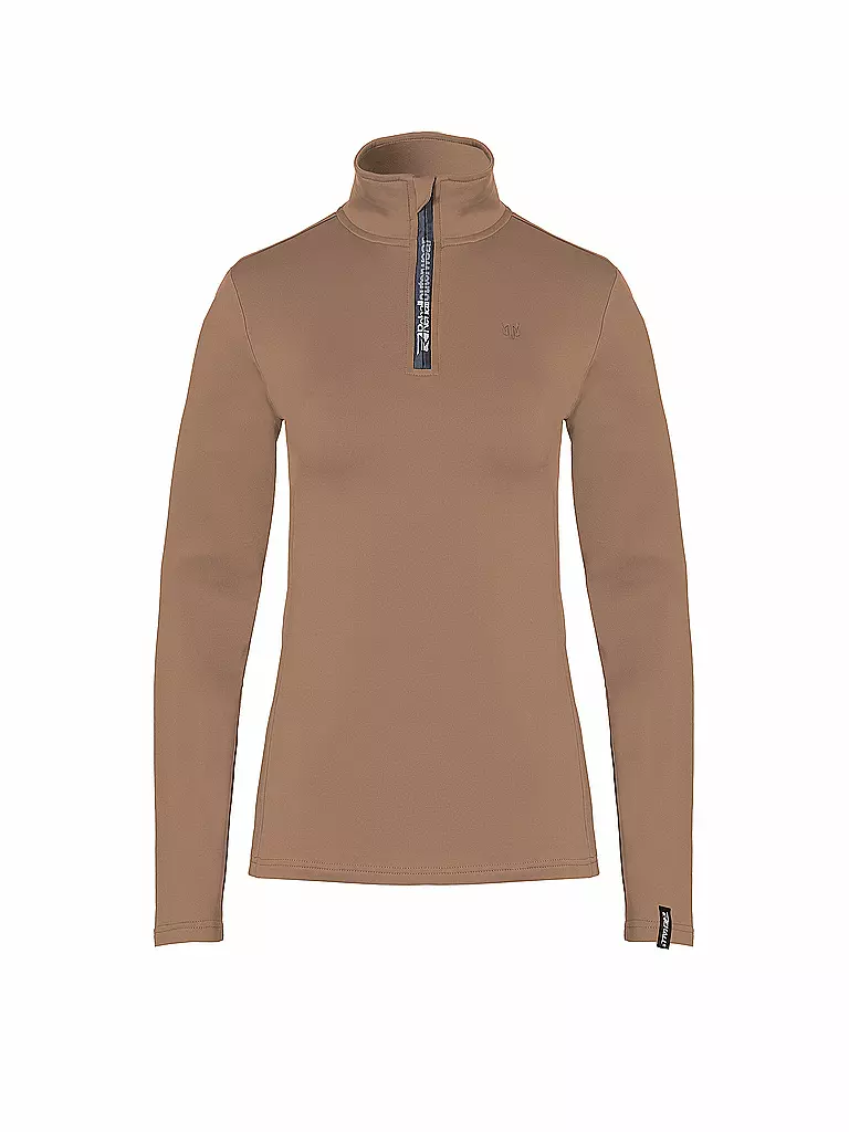 REHALL | Camiseta interior con cremallera para mujer Micha-R | Gris