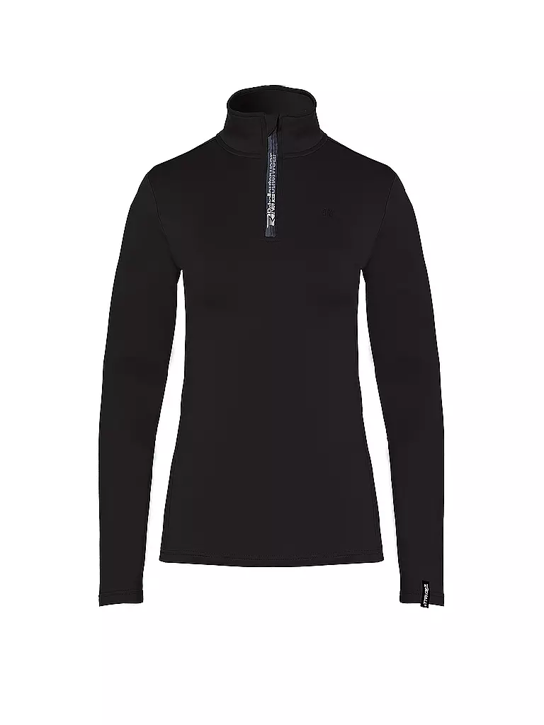 REHALL | Camiseta interior con cremallera para mujer Micha-R | Negro