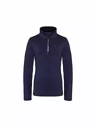 REHALL | Camiseta interior con cremallera para niña Micha-R-JR | Azul oscuro