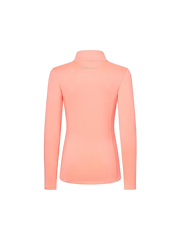 REHALL | Camiseta interior con cremallera para niña MICHA-R-JR | Coral