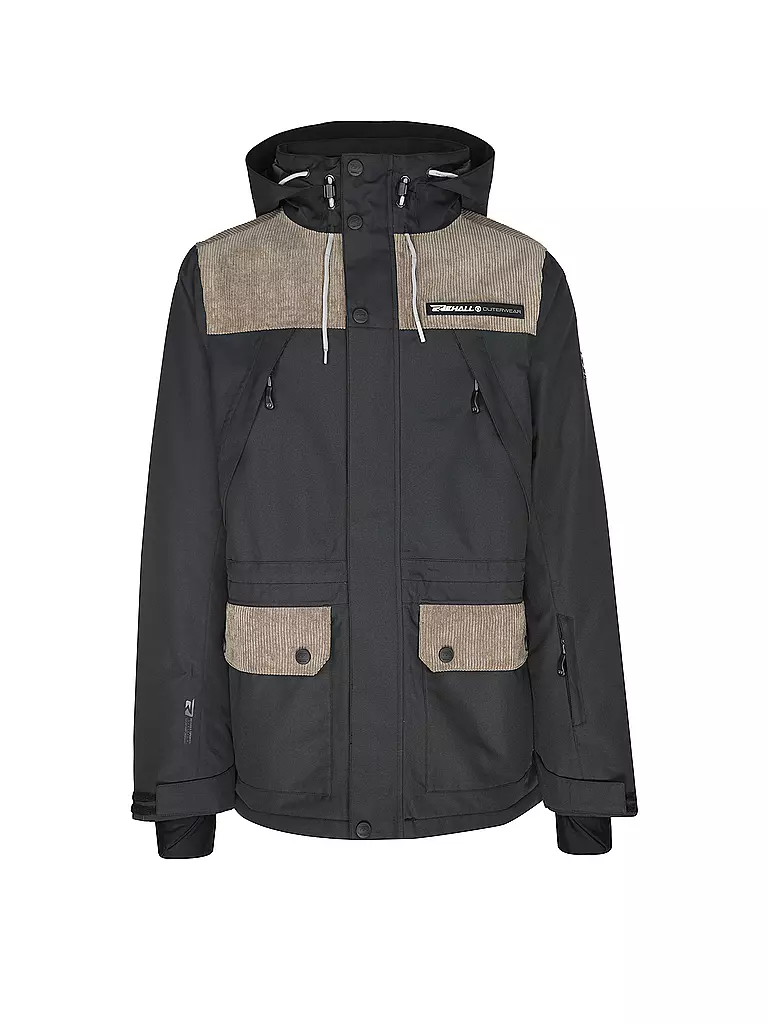 REHALL | Chaqueta de snowboard para hombre Bruce-R | Negro