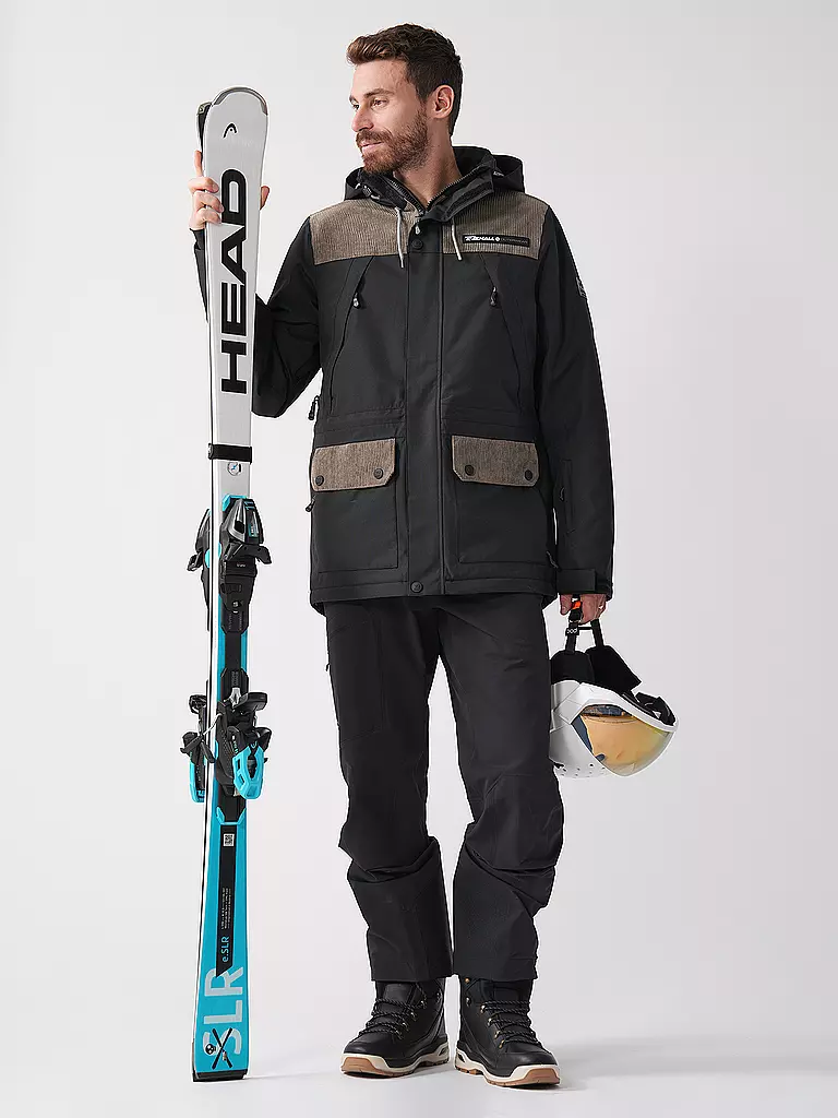 REHALL | Chaqueta de snowboard para hombre Bruce-R | Negro