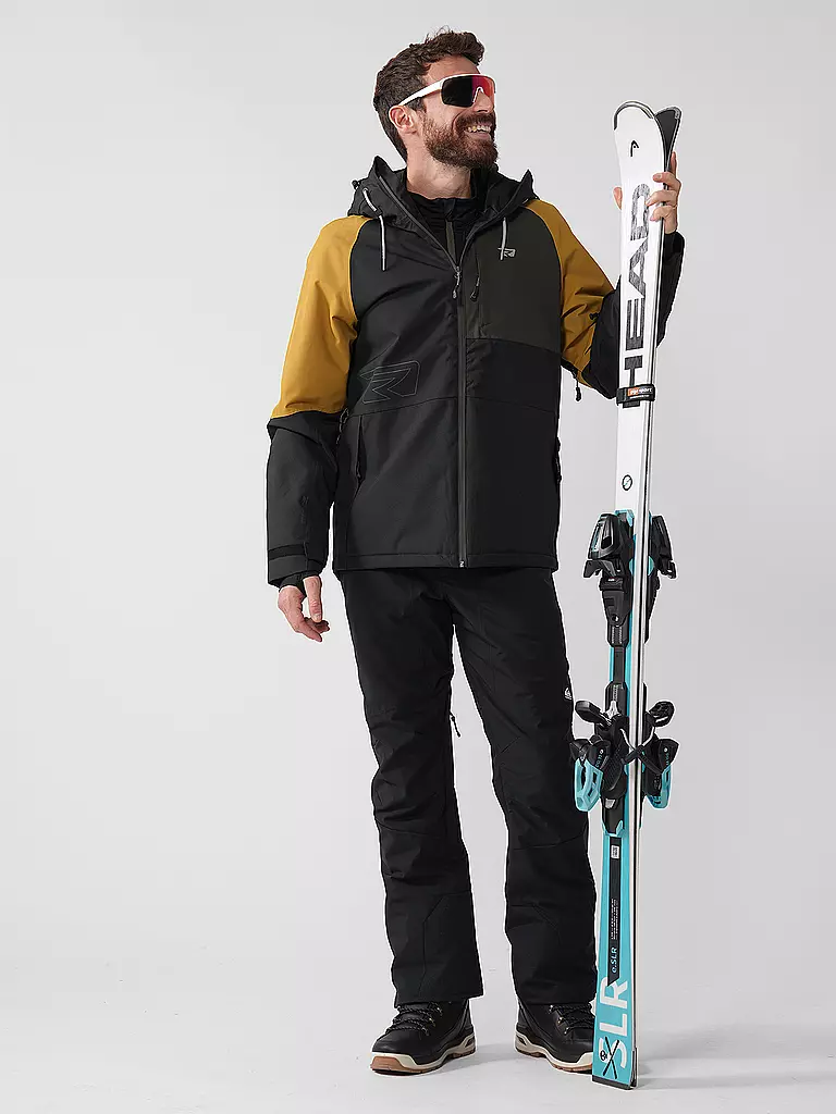 REHALL | Chaqueta de snowboard para hombre Clive-R | Marrón claro