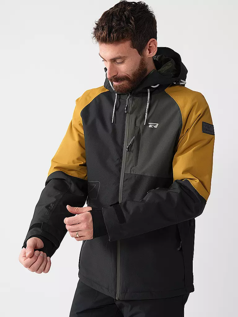 REHALL | Chaqueta de snowboard para hombre Clive-R | Marrón claro