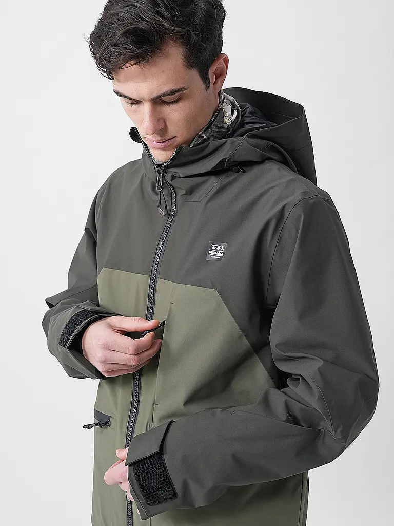 REHALL | Chaqueta de snowboard para hombre TRUCK-R | Oliva