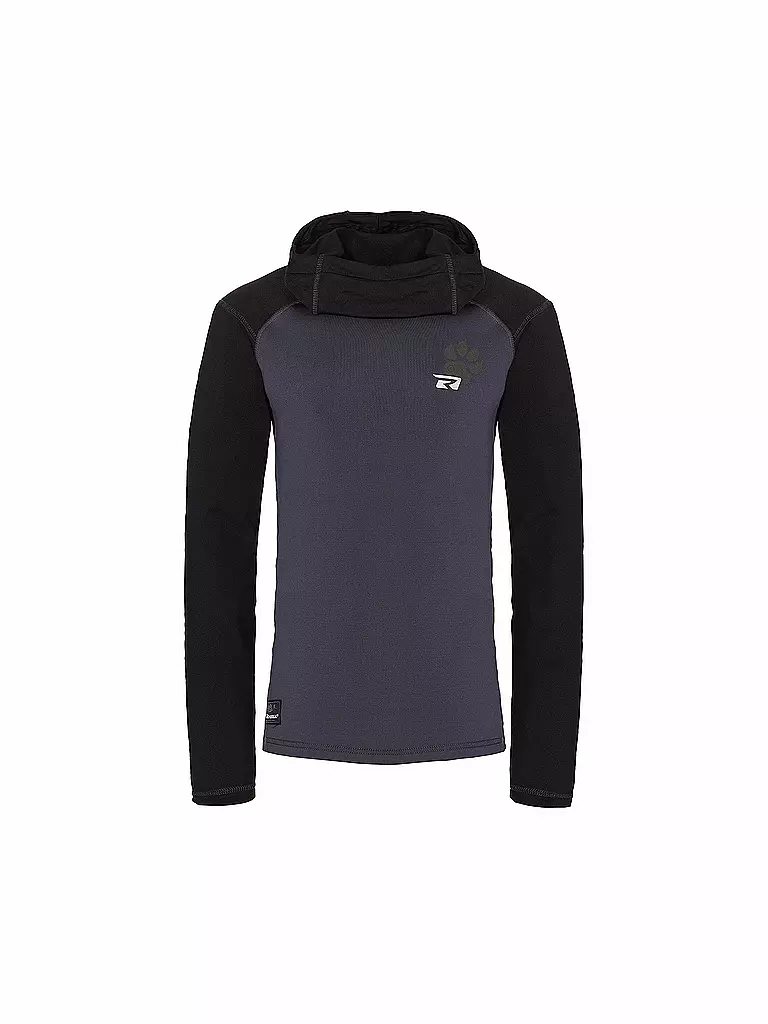 REHALL | Sudadera con capucha para snowboard para niño Cook-R-JR | Negro