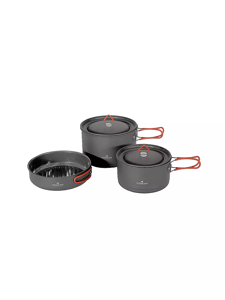 ROBENS | Juego de cocina de camping Basecamp Pro Ceramic Cook Set XL | Gris