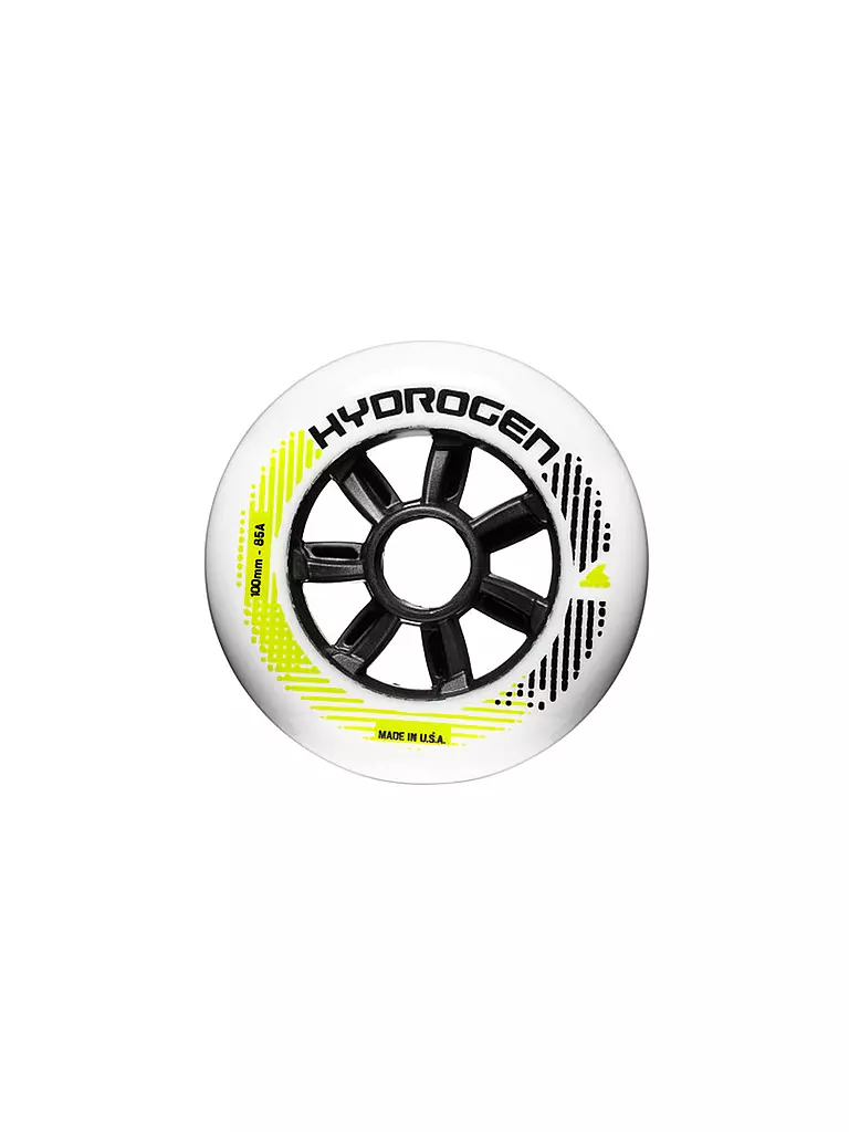 ROLLERBLADE | Ruedas Hydrogen 100/85A (6 unidades) | Blanco