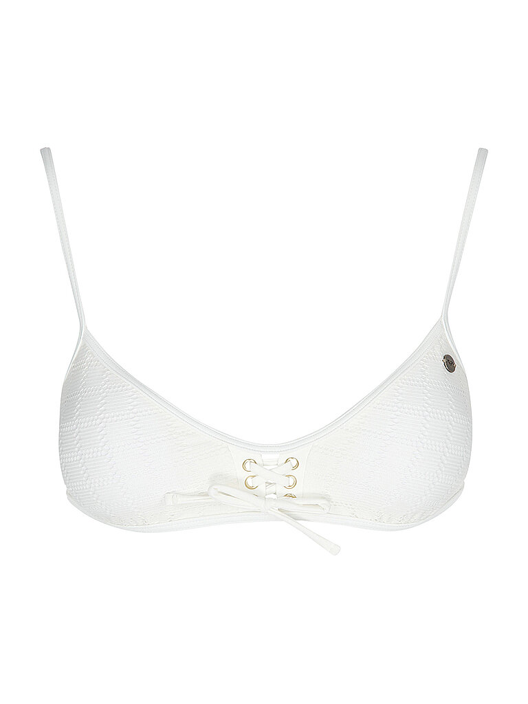 Top de bikini para mujer Island Bralette blanco L