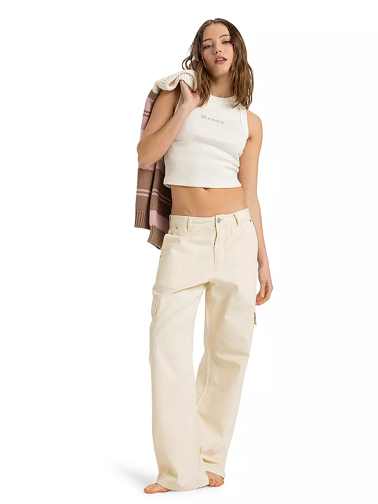 ROXY | Beachshirt Iconic Days para mujer | Crema