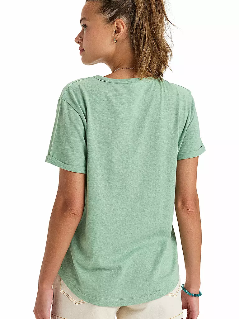 ROXY | Beachshirt Oceanwave Regular para mujer | Verde claro