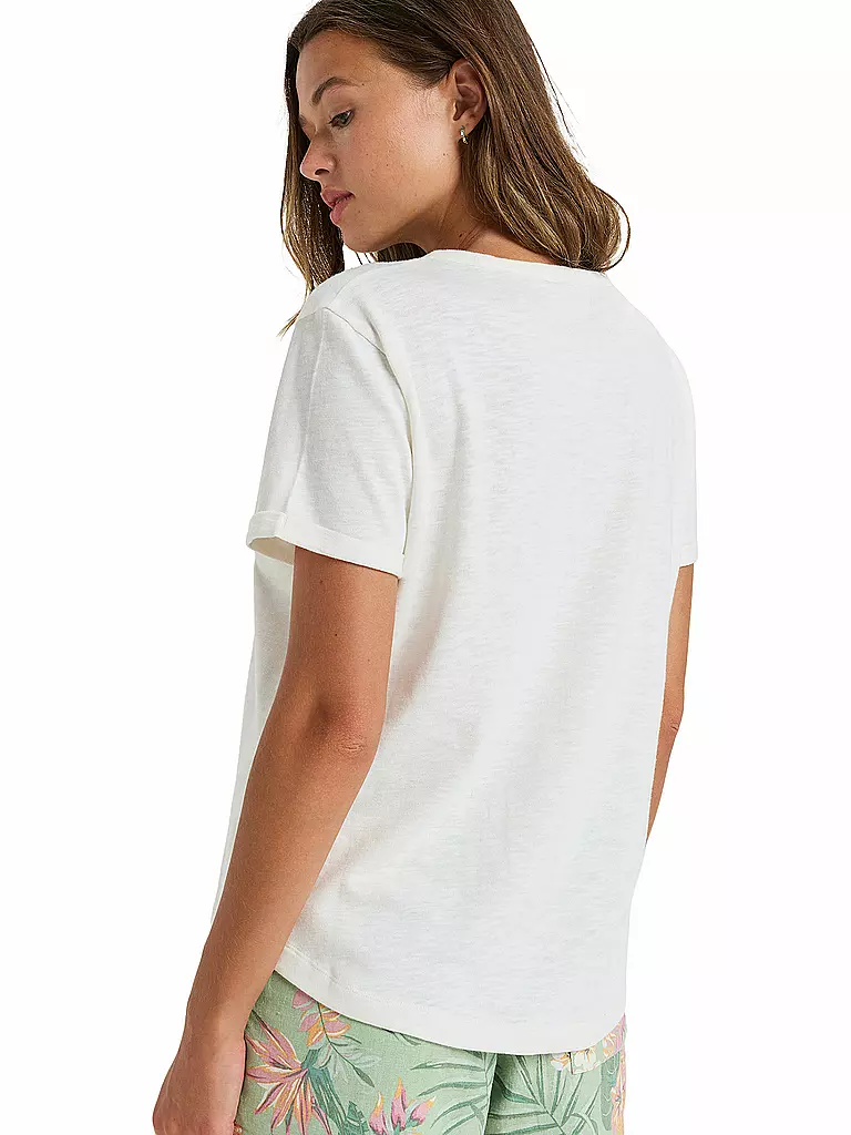 ROXY | Beachshirt Oceanwave Regular para mujer | Crema