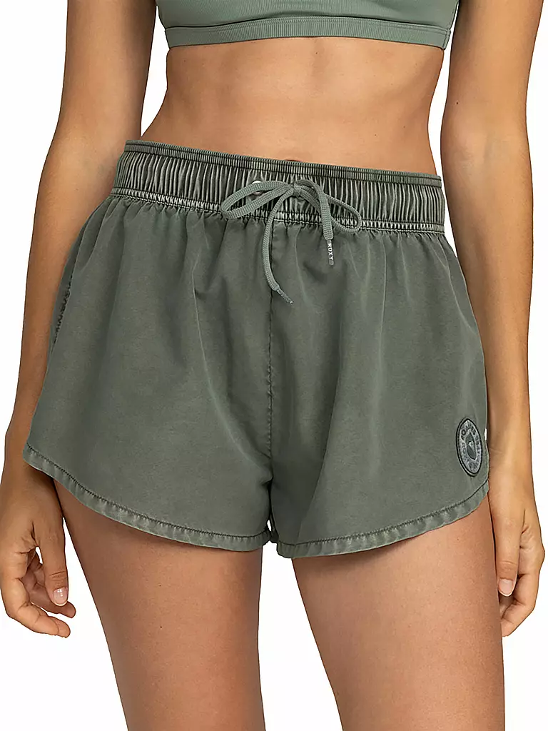ROXY | Beachshort de mujer No Bad Waves | Oliva