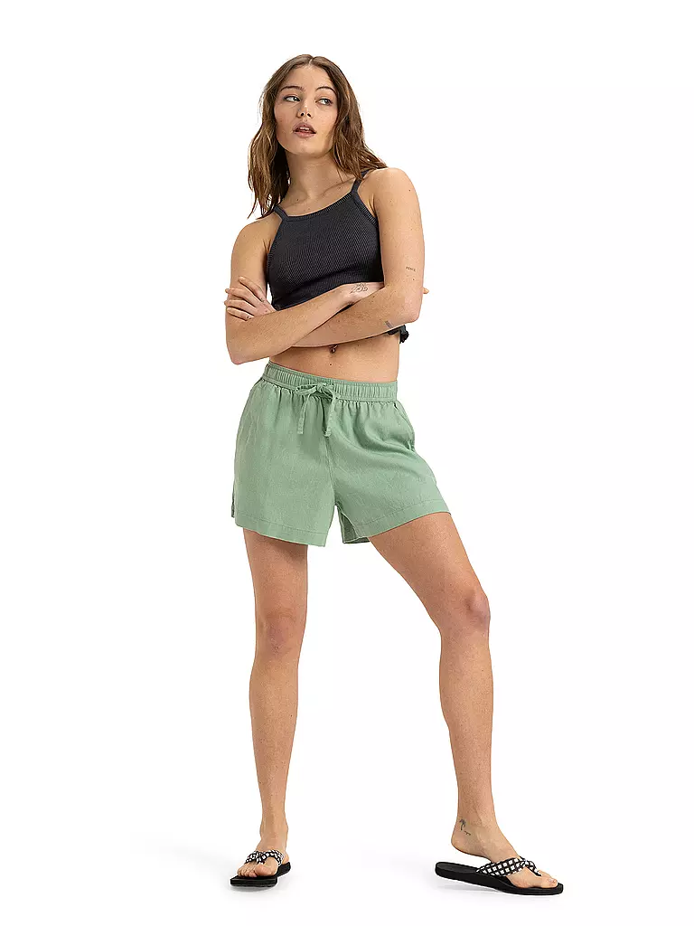 ROXY | Beachshort Lekeitio Break Mid para mujer | Verde claro