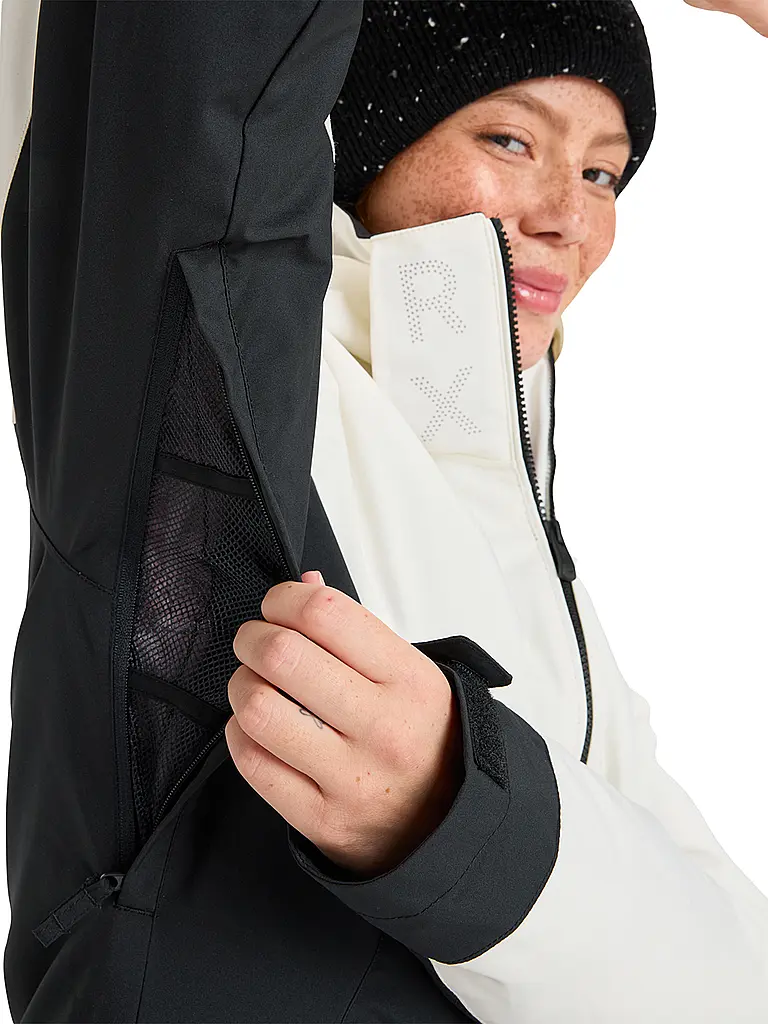 ROXY | Chaqueta de snowboard para mujer Free Jet Block Hoodie | Negro