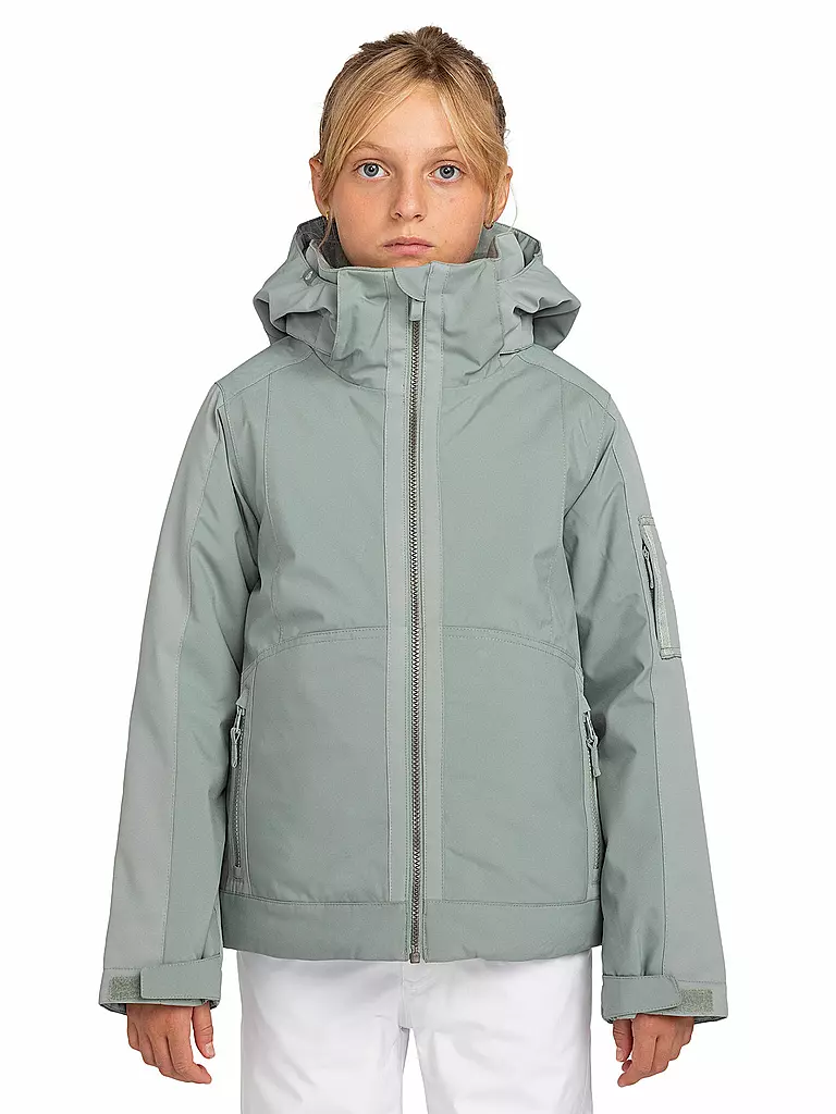 ROXY | Chaqueta de snowboard para niña Meade Hoodie | Verde claro