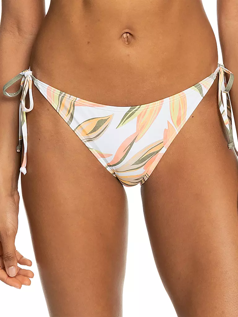 ROXY | Damen Bikinihose Printed Beach Classics | Blanco