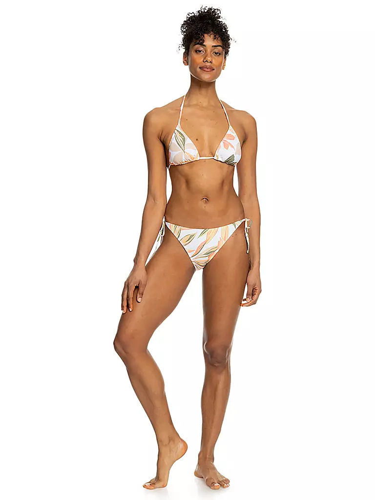 ROXY | Damen Bikinihose Printed Beach Classics | Blanco