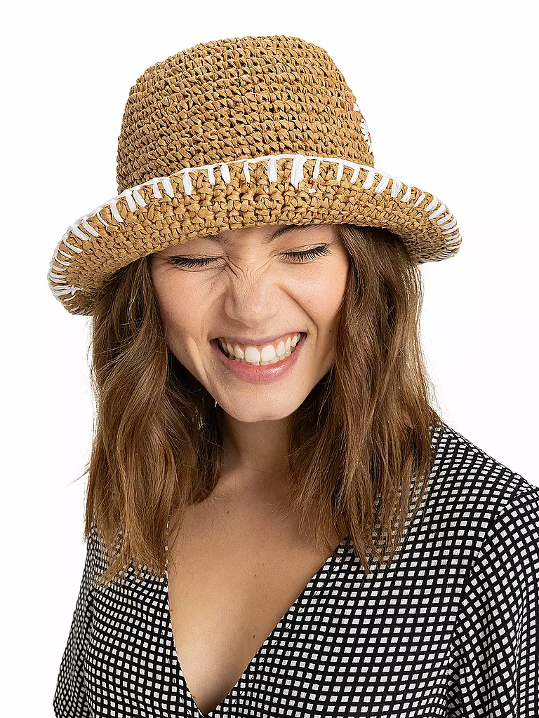 ROXY | Damen Sonnenhut Spotless Sunnies Bucket | Marrón claro