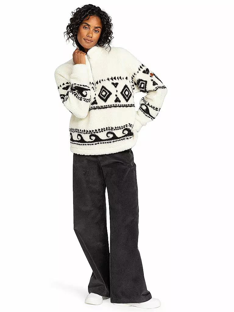 ROXY | Fleecesweater Treasuren Soull para mujer | Blanco