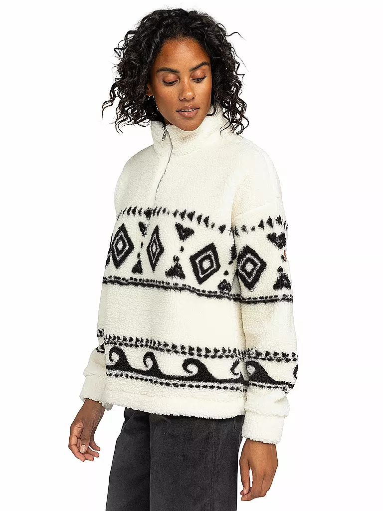 ROXY | Fleecesweater Treasuren Soull para mujer | Blanco