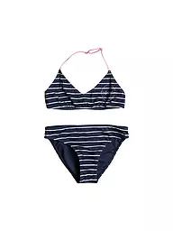 ROXY | Mädchen Bikini Bico Basic Stripe | Azul oscuro